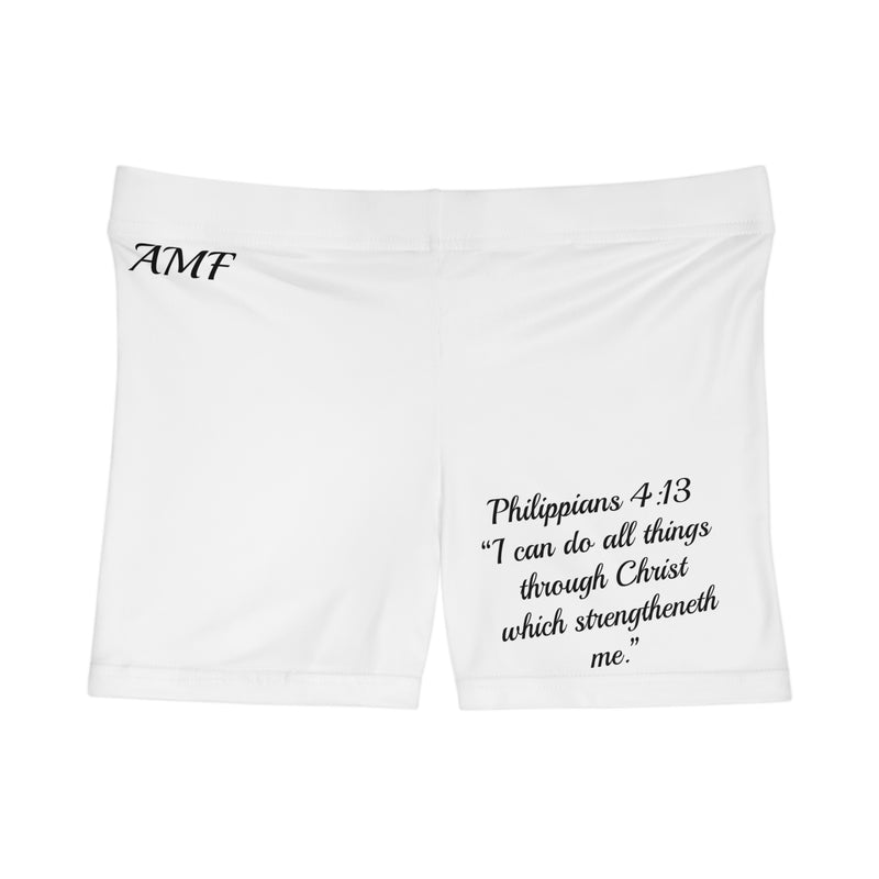 Inspirational Women's Shorts 'AMF' Custom