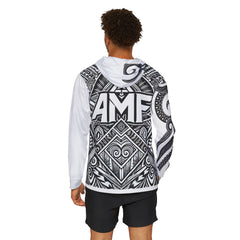 Sports Warmup Hoodie with Tribal Design 'AMF' Custom