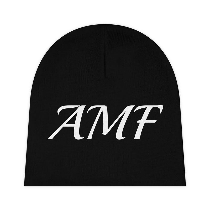 Stylish Baby Beanie with 'AMF' Custom